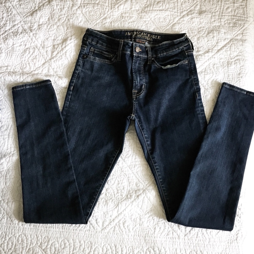 Skinny Jeans waist 30 TAPERED STACK Stretchy Blue